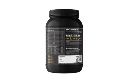 Whey Protein Concentrate with Digestive Enzymes - 26g Protein, 6g BCAA, 4g Glutamine - (Rich Chocolate, 1kg / 2.2lb - 33 Servings)